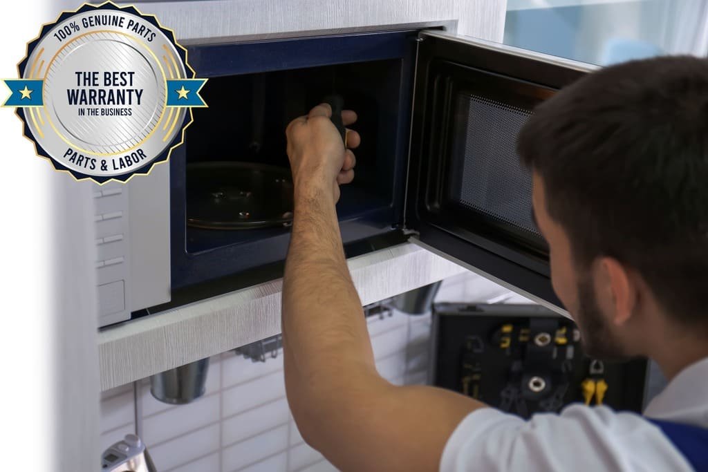 Microwave repair certification and warranty
